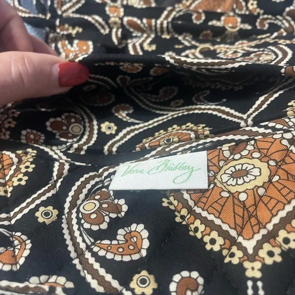 Vera Bradley Retired Crossbody Trifold Wallet - Picture 8 of 14